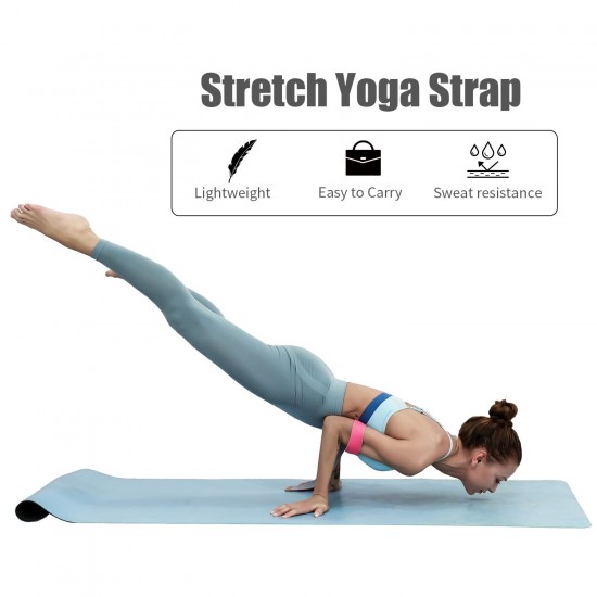 Stretch Yoga Strap Yoga Exercise Strap Bands Portable Muscle Stretch Strap for Yoga Stretching for Home Gym Body Workout