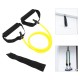 Resistance Toning Tube Bands Fitness Workout Elastic Exercise Band with Door Anchor and Carry Bag