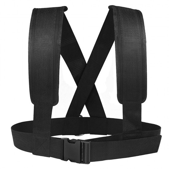 Adjustable Training Belt Resistance Elastic Belt Running Safety Training Rope Sled Harness Tire Pulling Harness Workout Resistance Bands Speed Training