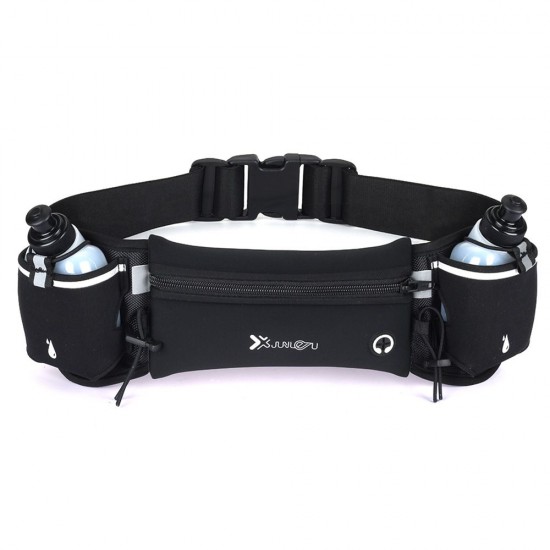 Waist Bag Running Belt with Water Bottles Phone Bag Waterproof for Sport Fitness