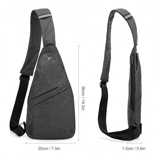 Men Chest Bag Sling Bag Crossbody Bag Single Shoulder Backpack Waterproof Travel Chest Bag Casual Daypack