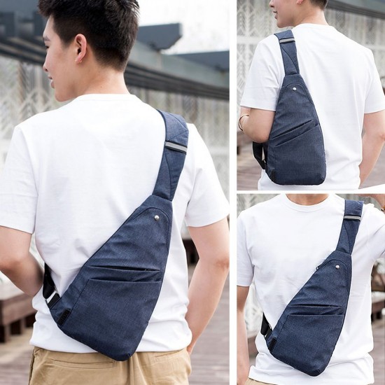 Men Chest Bag Sling Bag Crossbody Bag Single Shoulder Backpack Waterproof Travel Chest Bag Casual Daypack