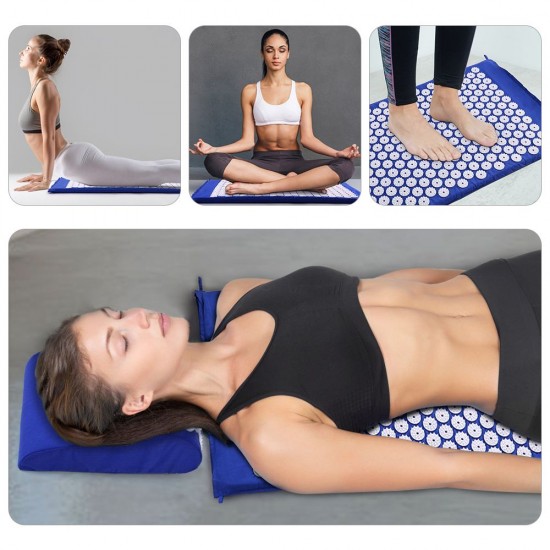 Acupressure Mat and Pillow Set