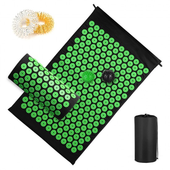 Acupressure Mat and Pillow Set