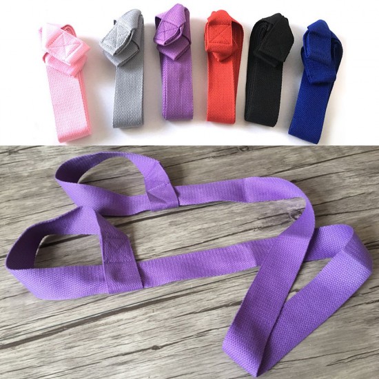 Adjustable Yoga Mat Strap Cotton Mat Carrier Sling Comfy Stretching Strap