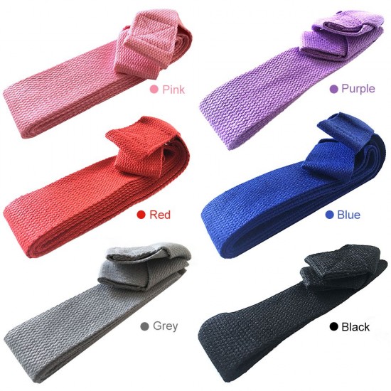 Adjustable Yoga Mat Strap Cotton Mat Carrier Sling Comfy Stretching Strap