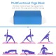 1pcs EVA Yoga Blocks 1pcs Cotton Yoga Strap Stability Blocks Yoga Strap Set for Yoga Pilates Meditation