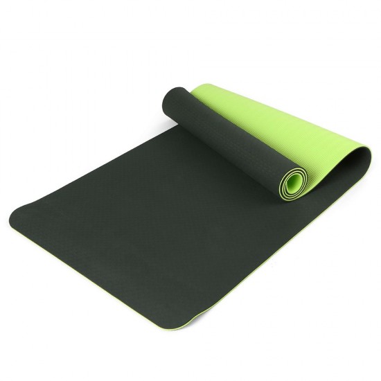 72x24IN Non-slip Yoga Mat TPE Eco Friendly Fitness Pilates Gymnastics Mat Gift Carrying Strap and Storage Bag