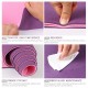 72x24IN Non-slip Yoga Mat TPE Eco Friendly Fitness Pilates Gymnastics Mat Gift Carrying Strap and Storage Bag