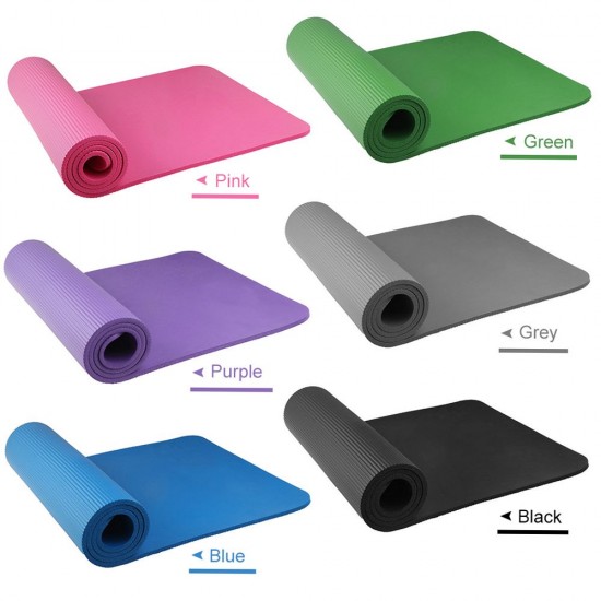 72x24IN Non-slip Yoga Mat Eco-friendly Fitness Pilates Gymnastics Mat Gift Storage Bag and Carry Sling