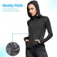 Women Full-zip Hooded Jackets Sport Hoodie Raglan Long Sleeves Pockets Workout Running Exercise Gym Track Sweatshirt Casual Tops Activewear