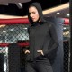 Women Full-zip Hooded Jackets Sport Hoodie Raglan Long Sleeves Pockets Workout Running Exercise Gym Track Sweatshirt Casual Tops Activewear