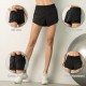 Women Running Shorts 2-in-1 with Pocket Wide Waistband Coverage Layer Liner Lounging Sport Yoga Leggings Fitness Workout Athletic Gym Home Sportswear