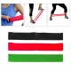 3PCS Sports Exercise Resistance Loop Bands Set Elastic Booty Band Set for Legs and Strength Training