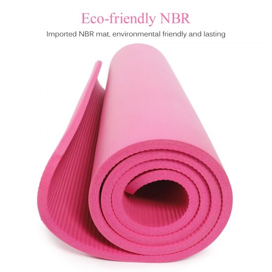 72x24IN Non-slip Yoga Mat Eco-friendly Fitness Pilates Gymnastics Mat Gift Storage Bag and Carry Sling