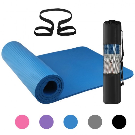 72x24IN Non-slip Yoga Mat Eco-friendly Fitness Pilates Gymnastics Mat Gift Storage Bag and Carry Sling