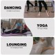 Women Stockings Open Heel Knee High Leg Warmers Ribbed Knit for Yoga Ballet Dancing Lounging