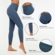 Women Leggings High Waist Back Pocket Quick-dry Moisture-wicking Tight Slimming Pants Running Fitness Workout Yoga Pants