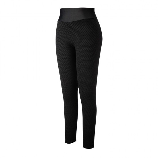 Women Leggings Anti Cellulite Butt Lifting High Waist Textured Elastic Yoga Pants Bubble Butt Sport Workout Tights