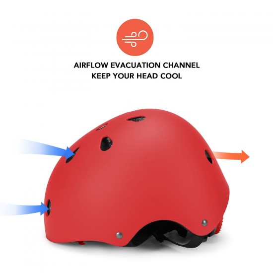 Bicycle Helmet Multi-Sports Safety Helmet for Kids/Teenagers/Adults Cycling Skating Skateboarding Scooter