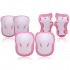 Kids Knee Pads Set 6 in 1 Protective Gear Kit Knee Elbow Pads with Wrist Guards Children Sports Safety Protection Pads for Cycling Roller Skating