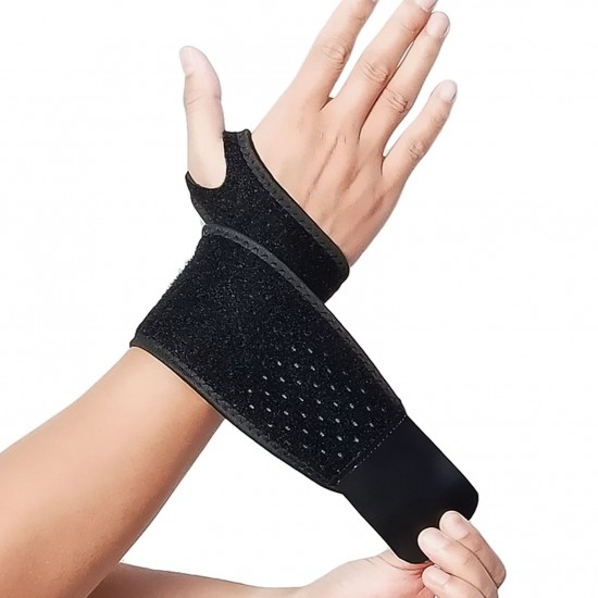 Wrist Support Brace Wrist Stabilizer Adjustable Wrist Bandages Protector Left and Right Hand Wrist Wraps for Fitness Office Pain Relief