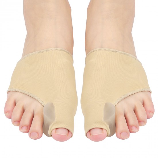 2 Pairs Bunion Corrector Gel Bunion Pads Sleeves Brace Bunion Relief Big Toe Separator for Big Toe Joint Pain Relief