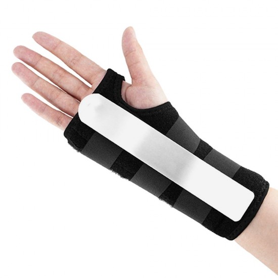 Wrist Support Brace Wrist Stabilizer with Removable Splint Adjustable Wrist Protector for Wrist Sprain Fractures Pain Relief