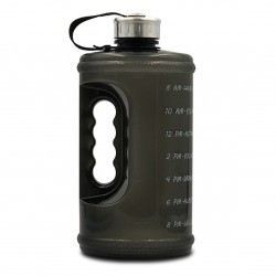 2.2L Motivation Water Bottle with Time Marker Outdoor Camping Hiking Backpacking Fitness Workout Sports Bottle