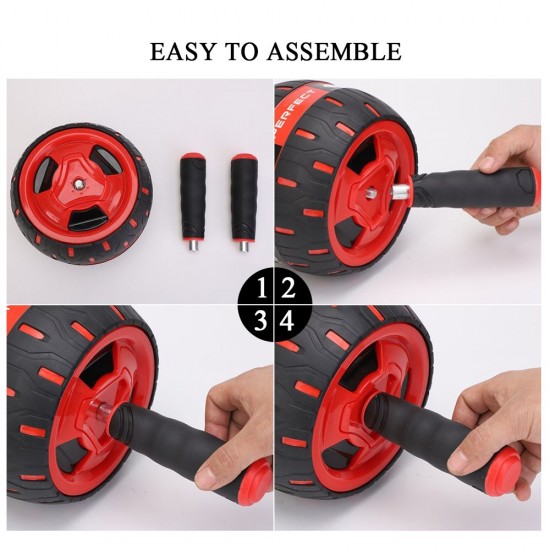 Abdominal Roller Wheel Home Gym Abdomen Training Workout Exercise Equipment