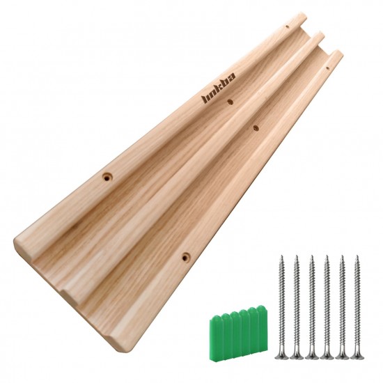 Wooden Hang Board Climbing Fingerboard Doorway Hand Strengthener Equipment for Training Finger Grip and Pull Up